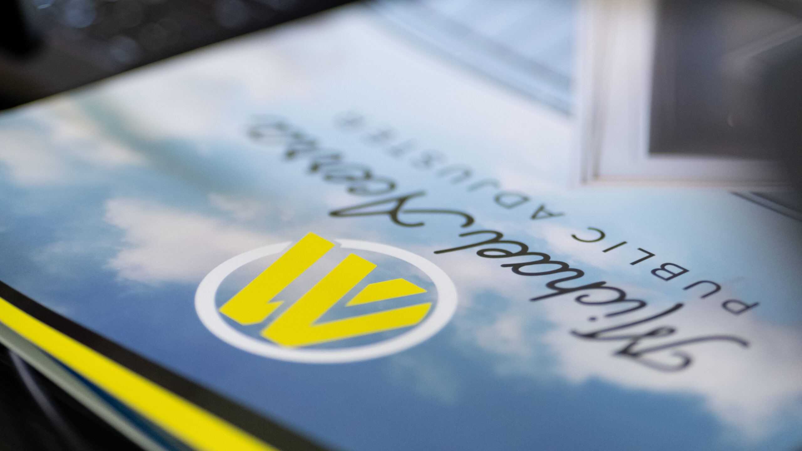 Logo on folder